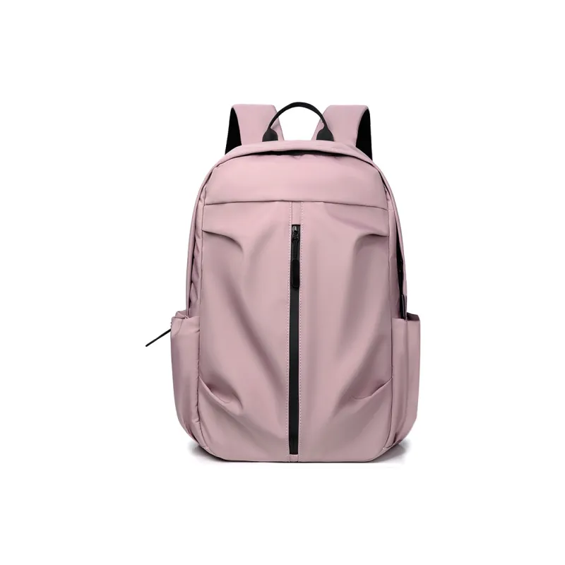 MOK Polyester Laptop Backpack Regular Unisex Red/Blue/Black/Ecru/Pink/Gray-8