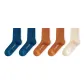 2 Navy Blue+2 Brown+1 Skin[5 Pack]