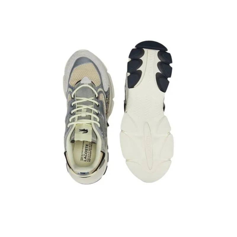 LACOSTE Low Top Casual Shoes Men's Light Yellow-4