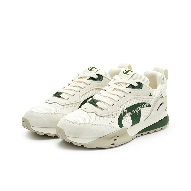Champion Wear Resistant Low Top Running Shoes Men's Dark Green-2