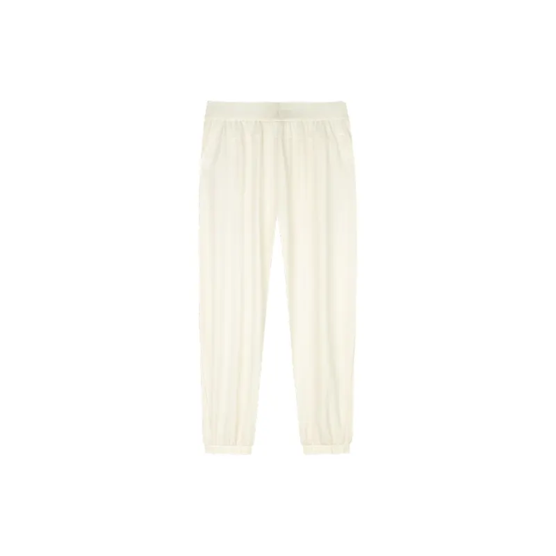 CHAOJIANTA Casual Pants Women's Micro Egg White-1