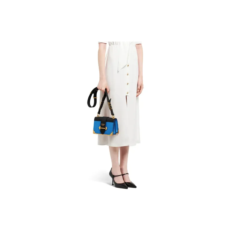 PRADA Cahier Shoulder Bags-4