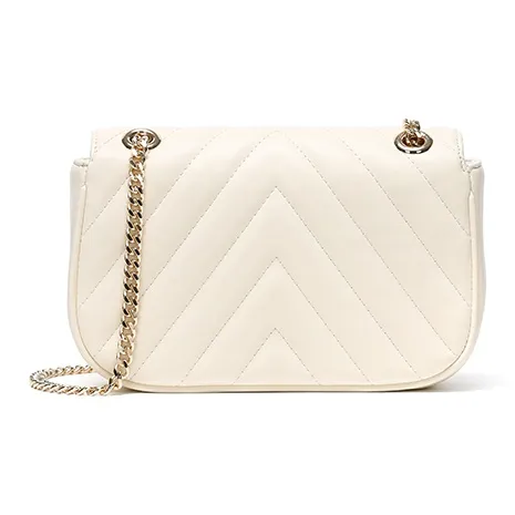 SNOOPY PU Small Square Bag Shoulder Bag Regular Women's Ecru-3