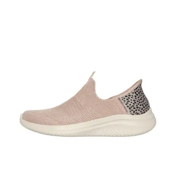 Skechers Ultra Flex 3.0 Anti Slip Wear Resistant Low Top Casual Shoes Women's Light Pink