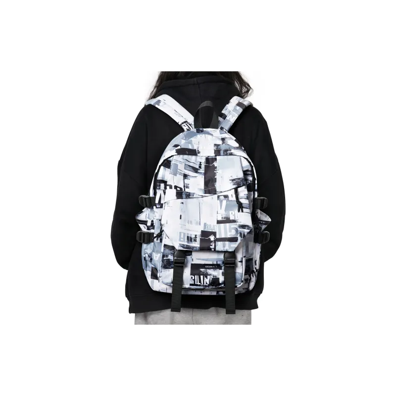 LANDCASE Fabric Backpack Laptop Bag Commute Backpack Regular Unisex Multicolor-15