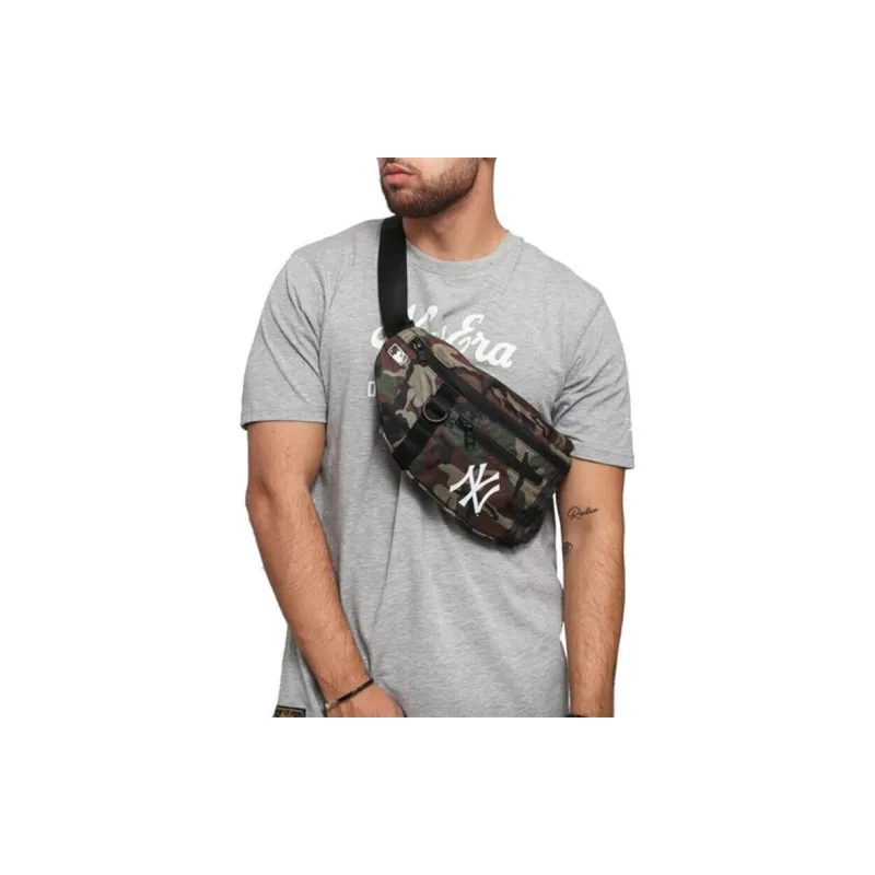 New Era Fabric Crossbody Bag Regular Unisex Green Camouflage-3