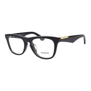 Burberry Square Eyeglass Frames Men's Black