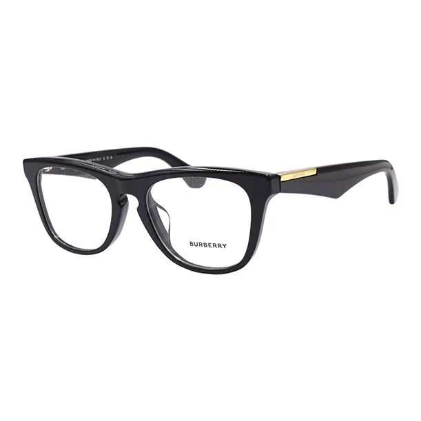 Burberry Square Eyeglass Frames Men's Black-0