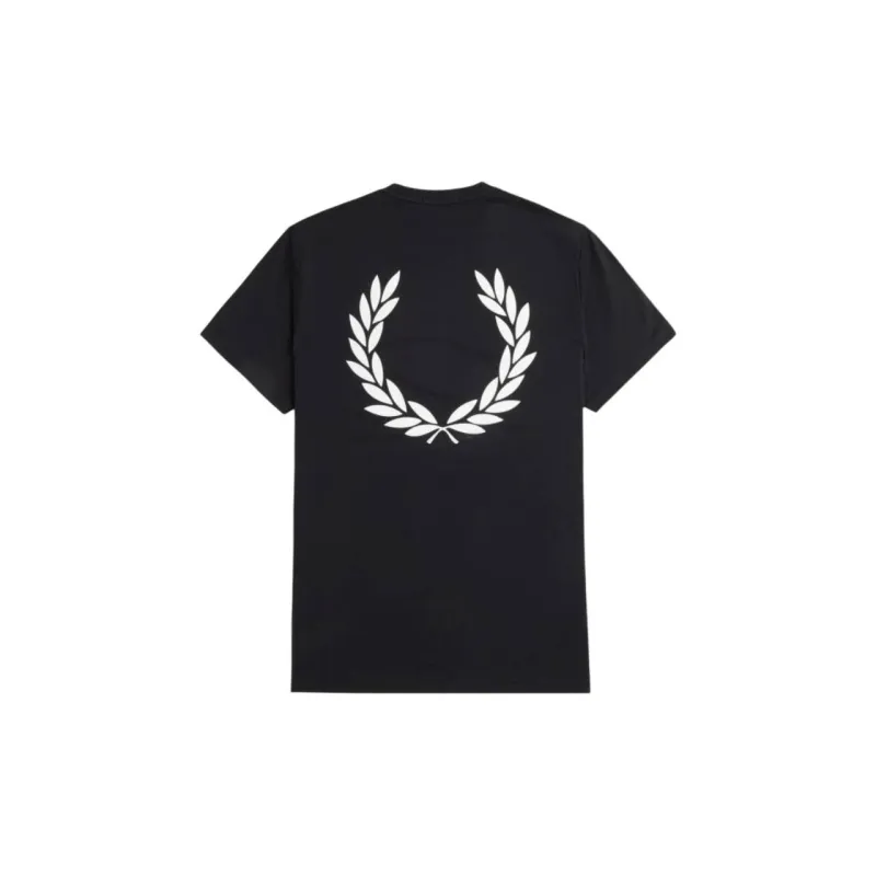 FRED PERRY Logo print Cotton T shirt-1