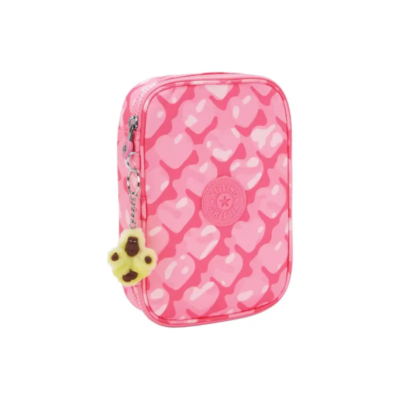 Kipling Recycled Polyester Makeup Bag Women's Pink-1