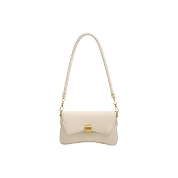 Carksky PU Shoulder Bag Regular Women's White/Black