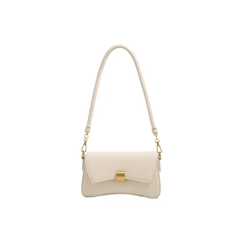 Carksky PU Shoulder Bag Regular Women's White/Black
