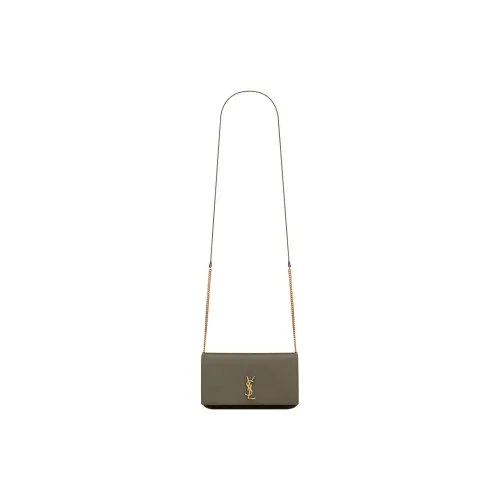 SAINT LAURENT CASSANDRE Calfskin Crossbody Bag Shoulder Bag Women's Light Musk