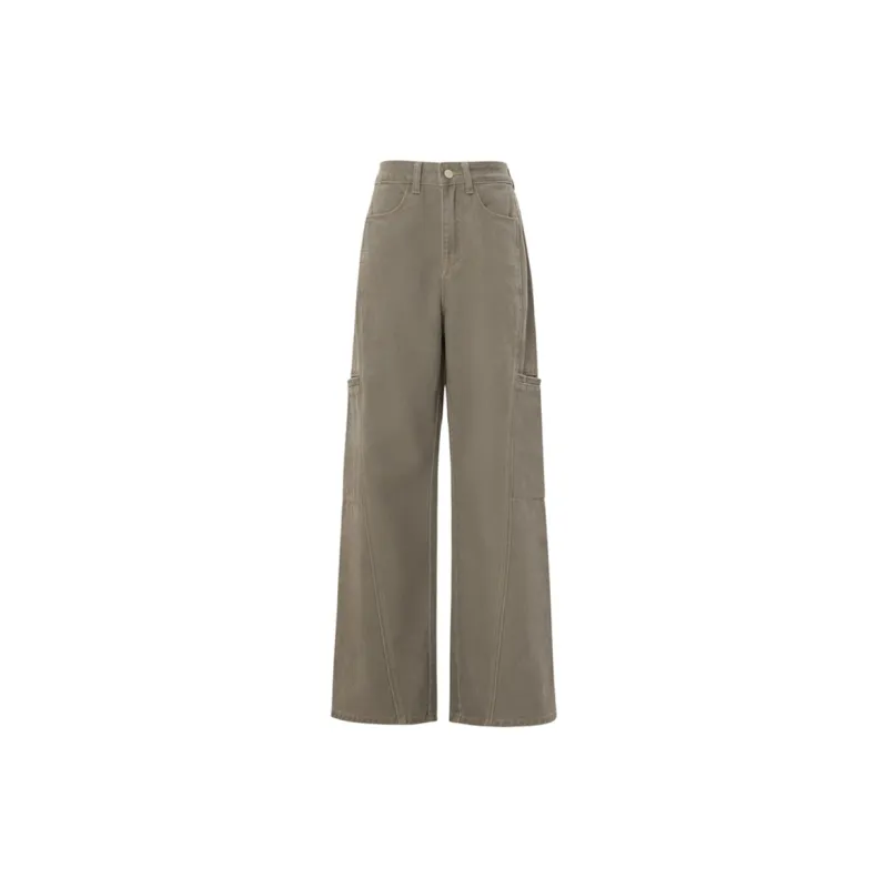 Wen Shan Jeans Women's Coffee Green-1