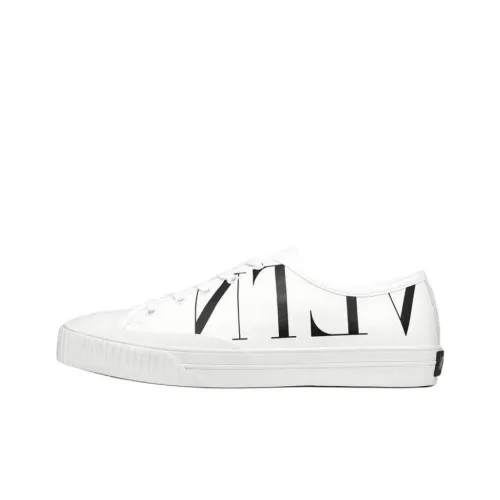 Valentino VLTN Low Top Stylish Skateboarding Shoes Men's White