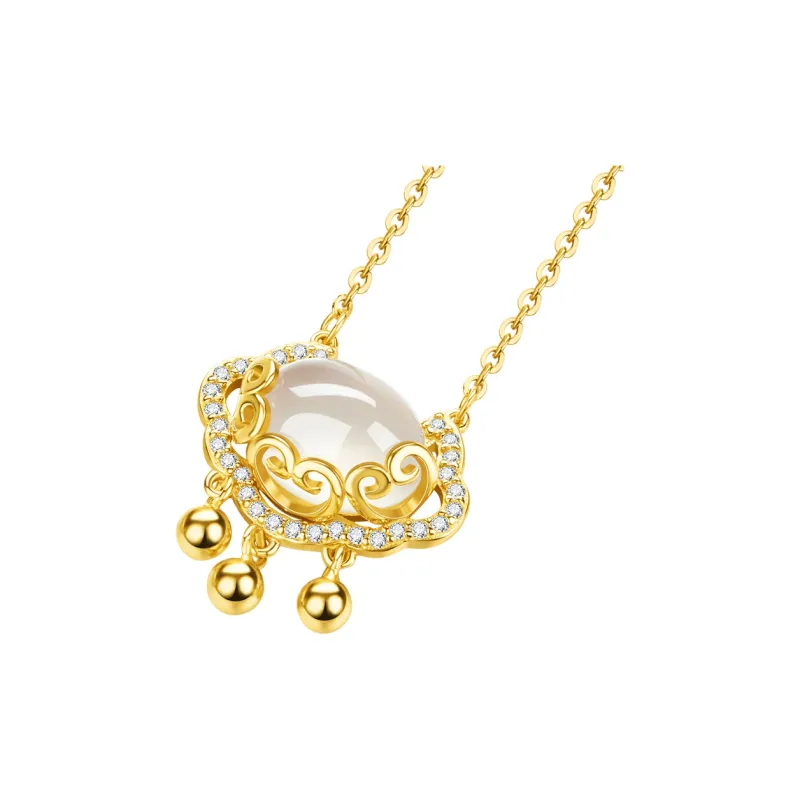 MAMADESHOUHU Chalcedony Jade Necklaces Women's-8