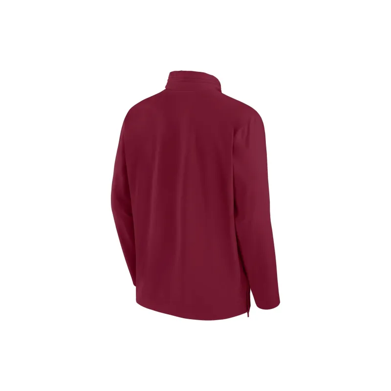 Nike Stanford Cardinal Sideline Coach Men's Nike College 1/2 Zip Hooded Jacket-1