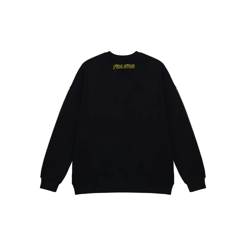 MK MONKEY KING Sweatshirt Unisex Black-1