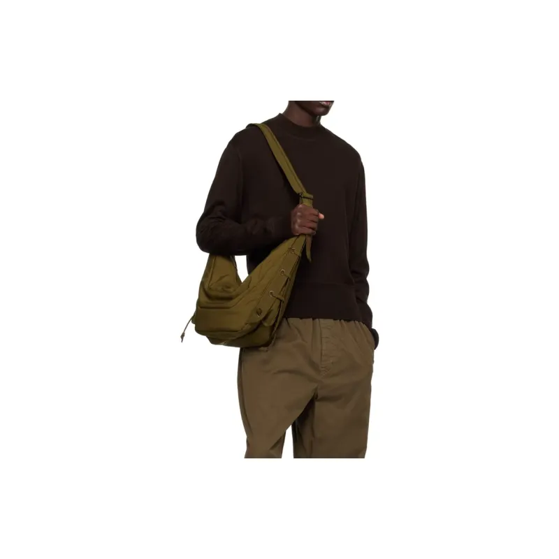 Lemaire Polyamide Shoulder Bag Crossbody Bag Medium Size Women's Tobacco-8