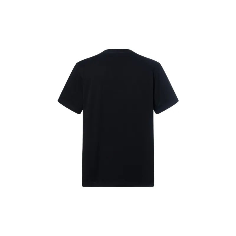 DIOR Logo Patch Round Neck T Shirt-1