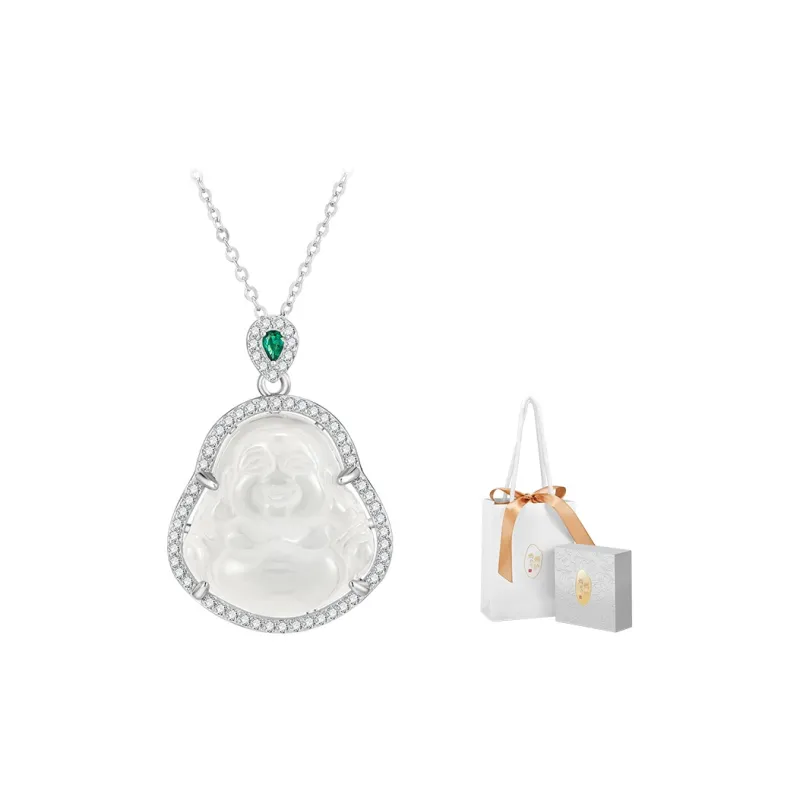 MAMADESHOUHU Chalcedony Jade Necklaces Women's-3