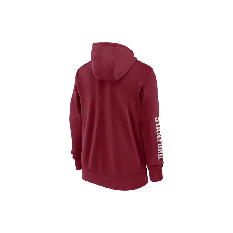 Nike Stanford Cardinal Sideline Team Issue Men's Nike College Full Zip Hoodie-1