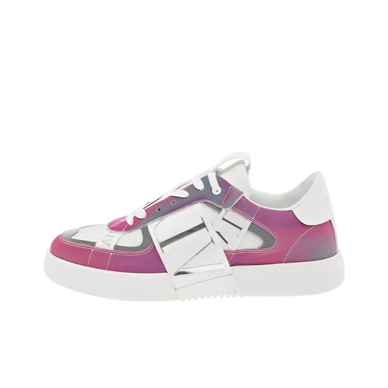 Valentino VL7N Low Top Stylish Skateboarding Shoes Men's Pink-0