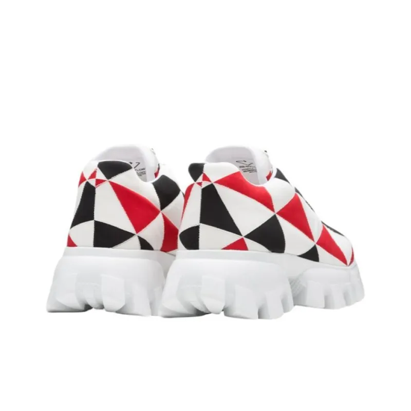 PRADA Shock Absorbers With Slip Resistant And Abrasion Resistant Properties Low Top Casual Shoes-3