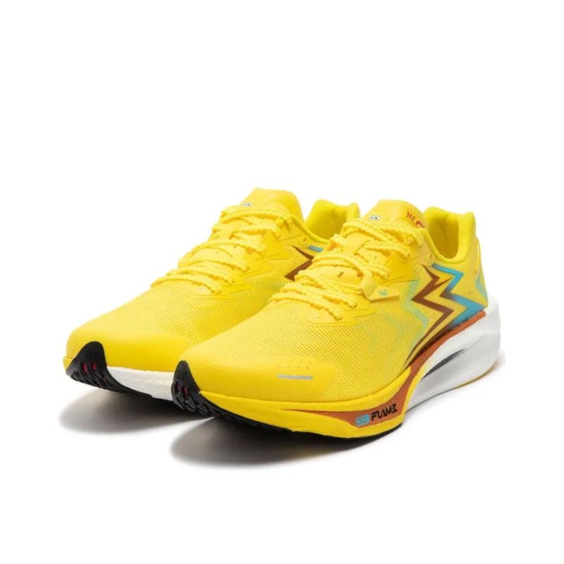 361° Speed 3 PRO Cushioned Slip Resistant Abrasion Resistant Breathable Low Top Running Shoes Unisex Acid Yellow-2