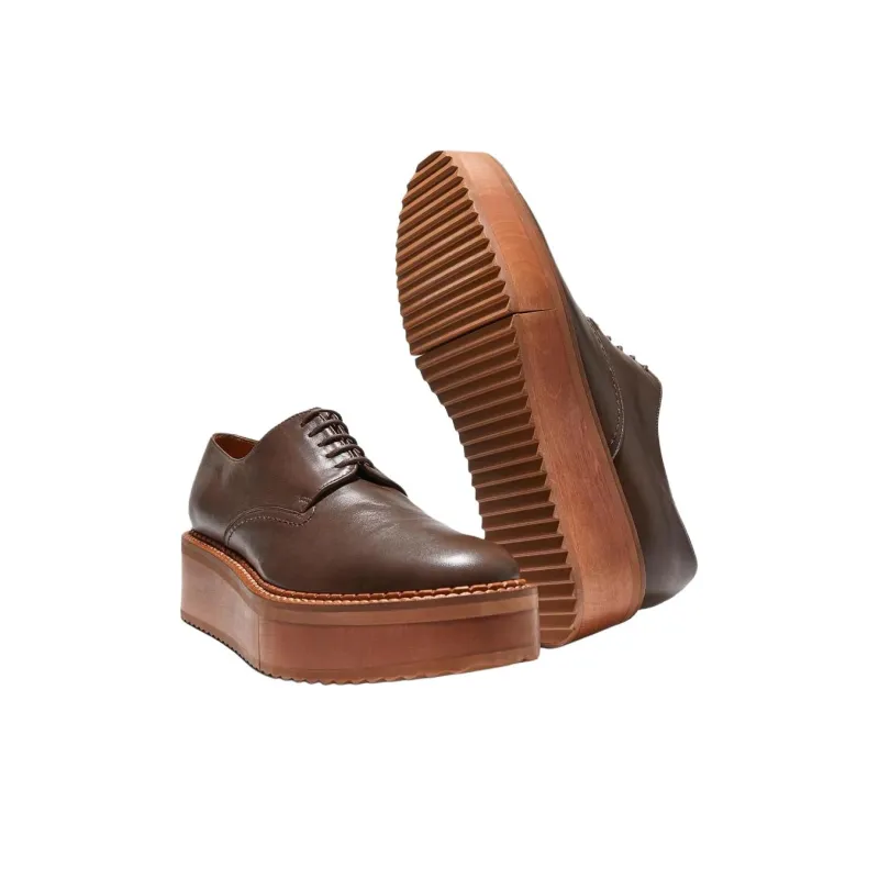 CLERGERIE Brook Casual Single Shoes 4.5cm Women's Brown-3