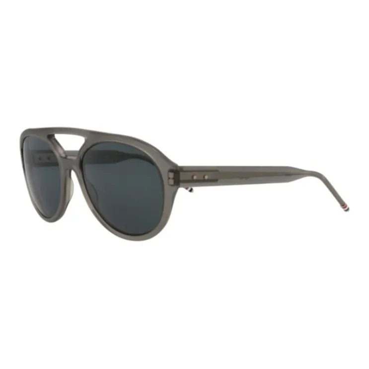 THOM BROWNE· Acetate Aviator Sunglasses Men's Gray-0