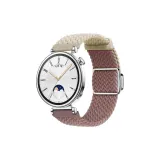 Multicolor Style[Upgraded Magnetic & Woven Slider]Starlight & Misty Purple-Silver-Tone Buckle