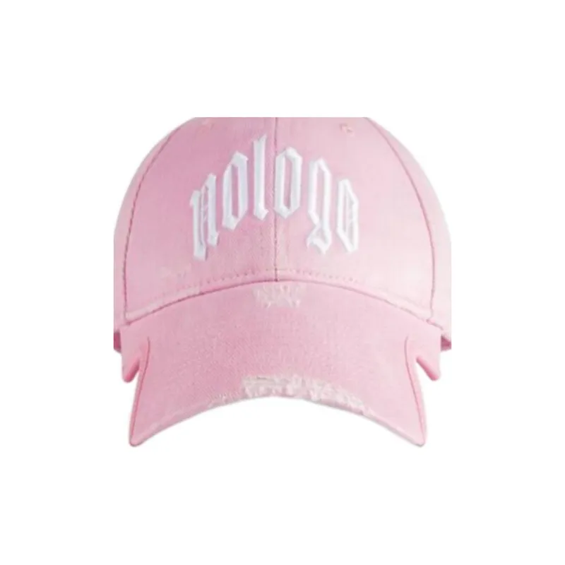 Balenciaga Cotton Baseball Caps Men's Pink-1