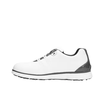 PGM Anti-Slip And Wear-Resistant Breathable Low-Top Golf Shoes Men's White Gray
