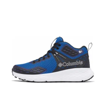 Columbia Konos Anti Slip Wear Resistant Mid Top Hiking Shoes Men's Blue Black White