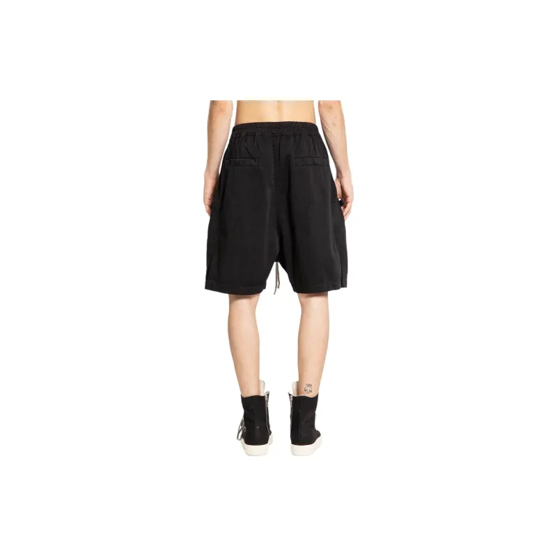 RICK OWENS Bauhaus Drawstring Shorts-1