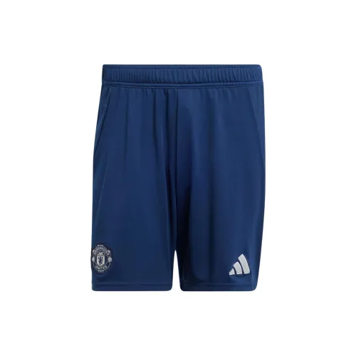 Adidas MANCHESTER UNITED THEATRE OF DREAMS Soccer Bottoms Men's Blue