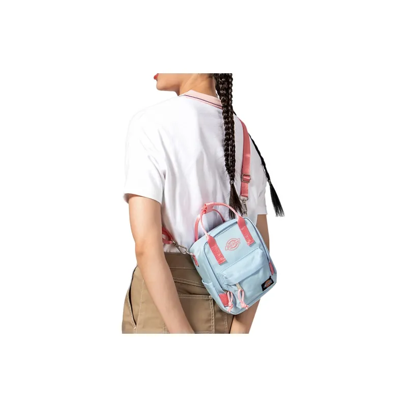 Dickies Fabric With Polyester Crossbody Bag Shoulder Bag Backpack Mini Women's Blue Pink-5