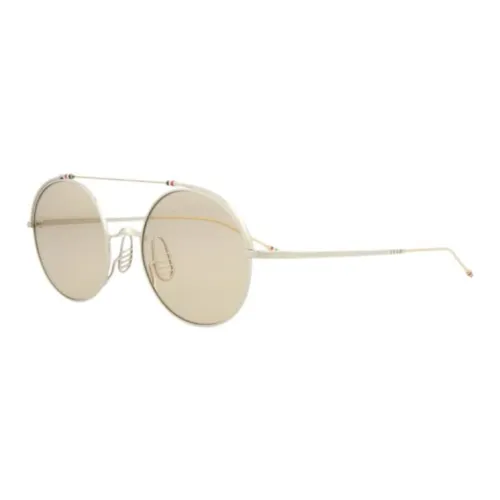 THOM BROWNE· Oval Sunglasses Men's Gold