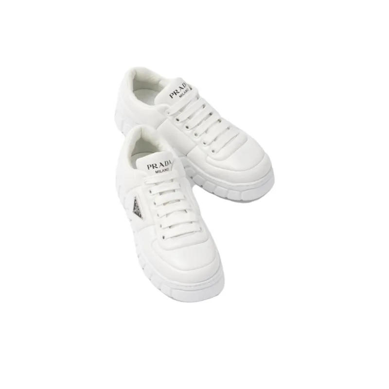 PRADA Padded Nappa Leather 'White'-3