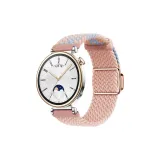 Multicolor Style[Upgraded Magnetic | Woven Slide Buckle]Blue & Pink & Pink Sand-Rose Gold Buckle