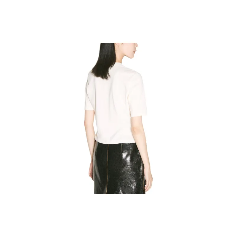 PRADA Short Sleeved Crewneck T Shirt-1