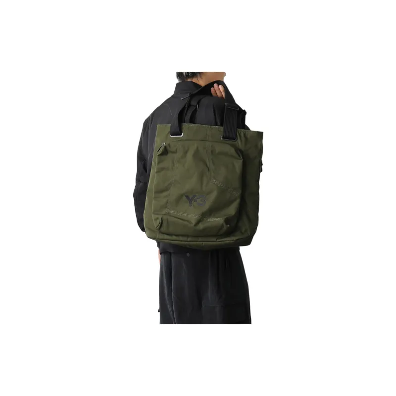 Y 3 Zip pocket Tote Bag-5
