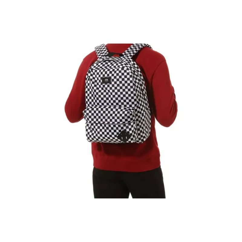 Vans Polyester Backpack Regular Unisex Black White-5