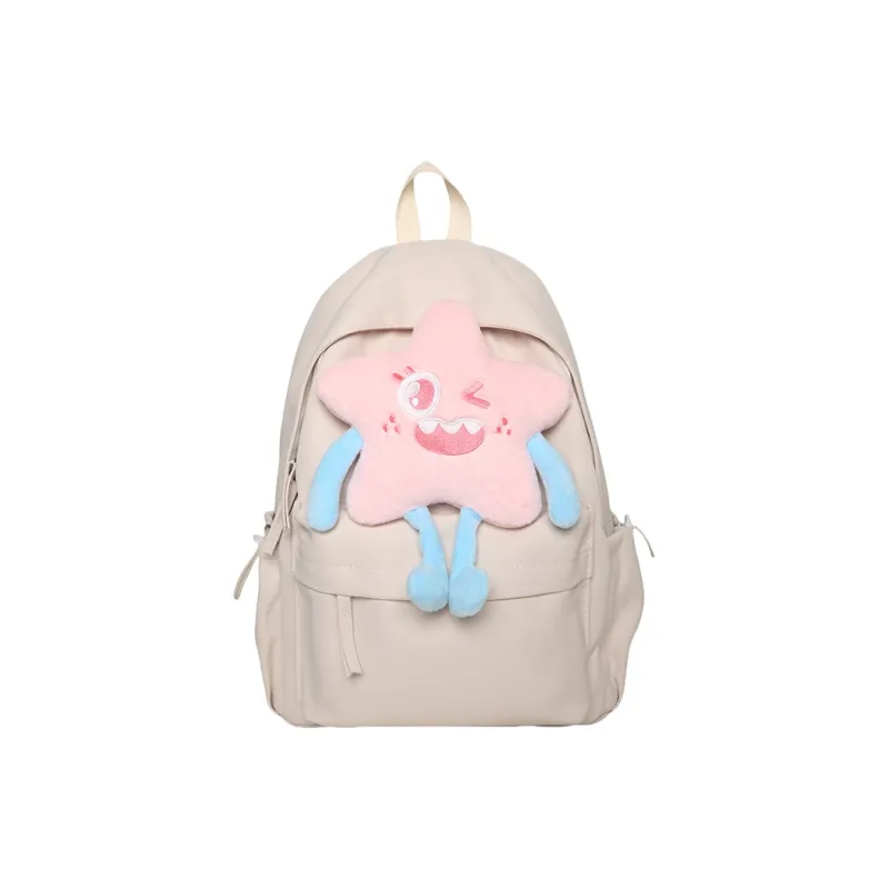 BAODIDAISHU Nylon Backpack Laptop Bag Backpack Regular Women's Black/Pink/Burgundy/Yellow-14