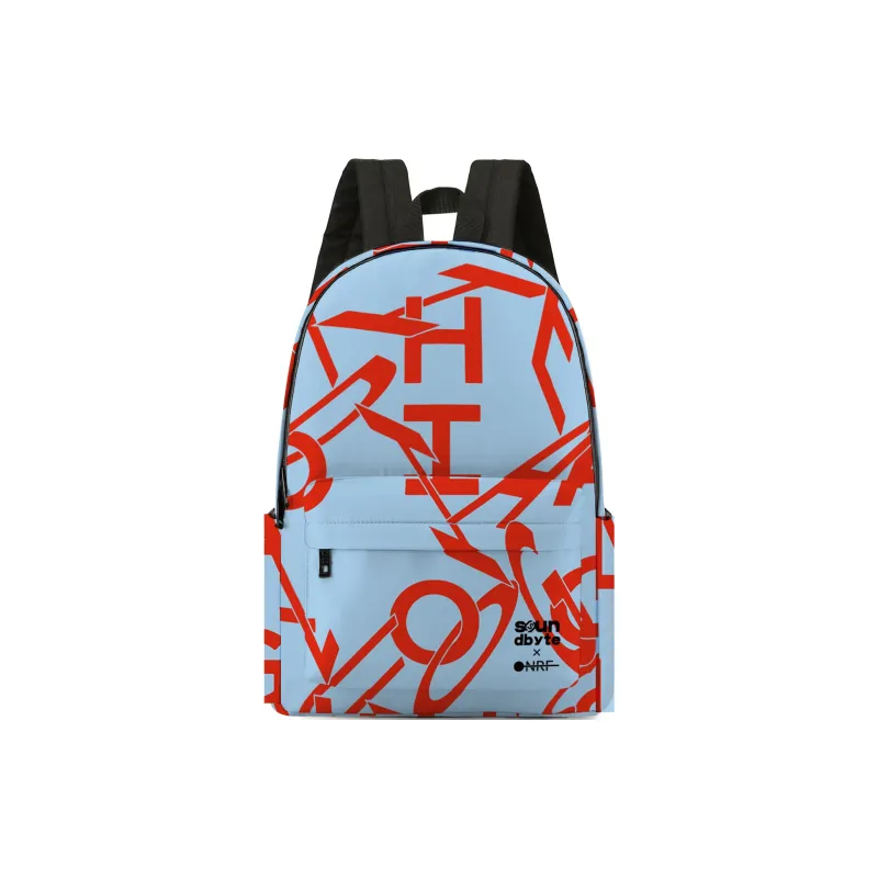 ONRF SOUNDBYTE Collaboration Polyester Backpack Unisex White-18