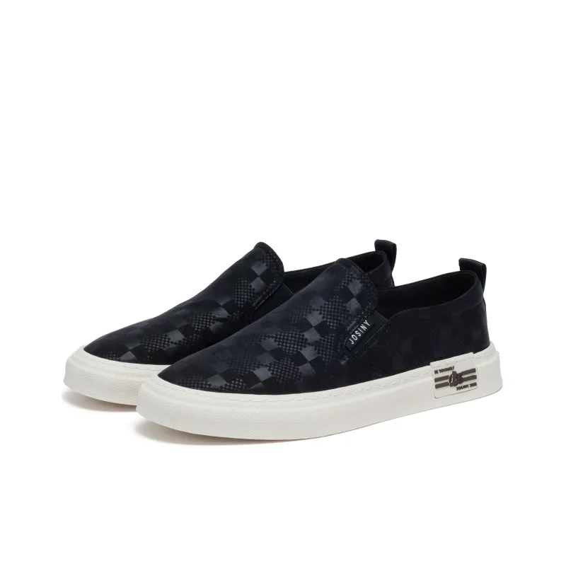 JOSINY Low-Top Canvas Shoes Men's Black-2