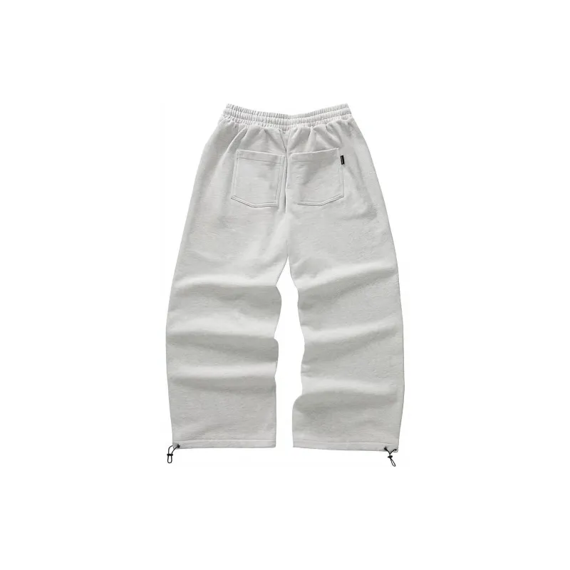 Skechers X ROMANTIC CROWN Co-branded Series Knitted Sweatpants Unisex Greige/02F0-1