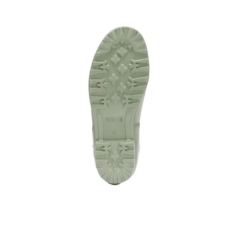 AIGLE Waterproof Rain Boots Women's Turquoise Nouveau Green S057N-3