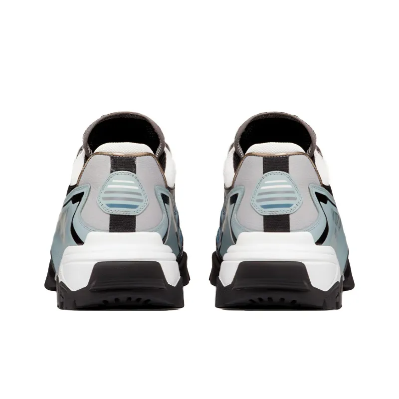 Valentino Climbers Anti Slip Wear Resistant Low Top Casual Shoes Men's Black Blue White-4